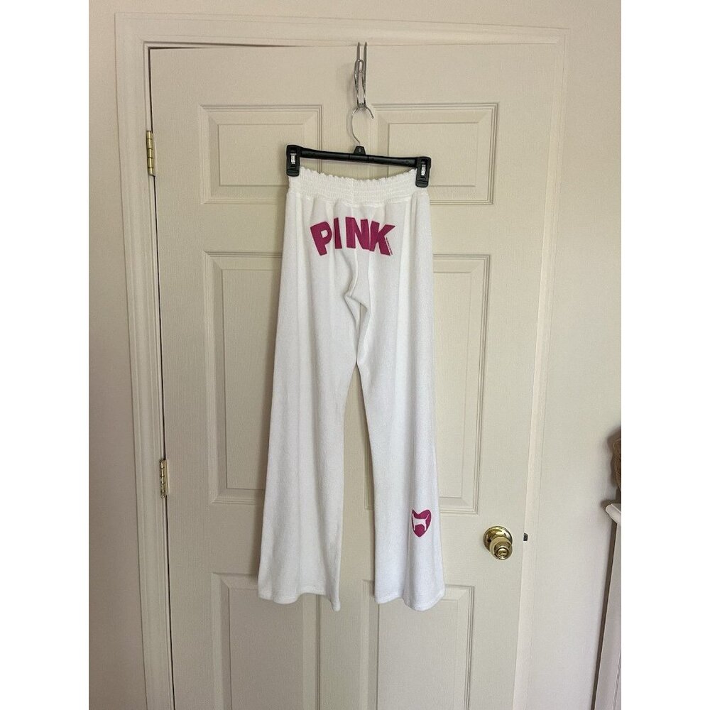 Victoria’s Secret Pink White Terry cloth Matching Set Vintage 2006 Size Small - Picture 11 of 15